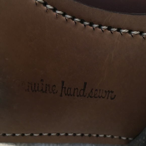 Men’s Dexter Handsewn Leather Shoes in Oxblood Colour, 11 Wide - Picture 4 of 12